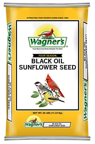 Wagner's 76027 Black Oil Sunflower Wild Bird Food, 25-Pound Bag & 62012 Southern Regional Blend Wild Bird Food, 20-Pound Bag
