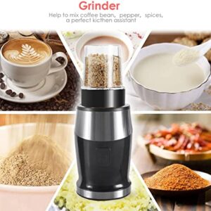 Blender and Food Processor Combo,Blender for Shakes and Smoothies Maker,700W Multifunctional Kitchen System for Mixer Blender/Chopper/Grinder with 19-oz Portable Bottle, Easy to Clean