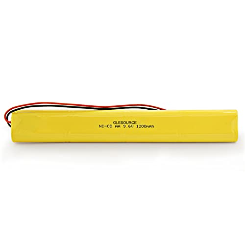 GLESOURCE 9.6V 1200mAh Battery Compatible for ELBB003 Lithonia ELB-B003 ELB-B004 ELBB004 OSI OSA228 DANTONA CUSTOM-306-U BBAT0044A BAA-96 BBAT0043A Emergency Light(4 Pack)