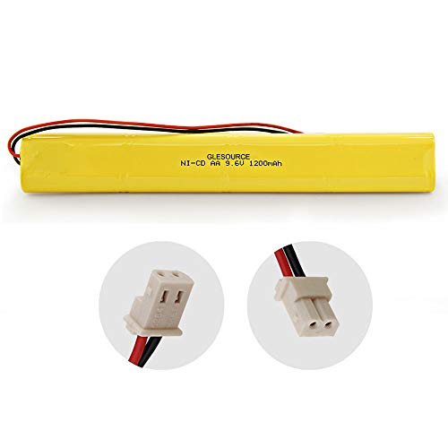 GLESOURCE 9.6V 1200mAh Battery Compatible for ELBB003 Lithonia ELB-B003 ELB-B004 ELBB004 OSI OSA228 DANTONA CUSTOM-306-U BBAT0044A BAA-96 BBAT0043A Emergency Light(4 Pack)