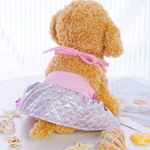 Haakong Bikini for Dogs Dog Bikini Swimsuit Dog Summer Clothes Puppy Beach Swimsuit Pet Summer Dress XS