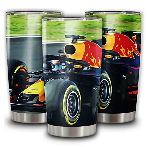 DOINB TIAN Insulated Tumbler Max With Lid Verstappen Team Racing Stainless Steel Coffee Cup 20 Oz Vacuum Tumblers Travel Mug