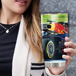 DOINB TIAN Insulated Tumbler Max With Lid Verstappen Team Racing Stainless Steel Coffee Cup 20 Oz Vacuum Tumblers Travel Mug