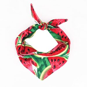 red watermelon dog bandana, summer bandana