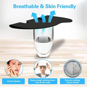 COSOOS VR Mask, Absorbent Face Cover Compatible with Meta Oculus Quest 2 Workout Supernatual, Absorb Sweat & Defog (3pcs)