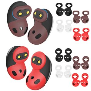 ear tips for galaxy buds live, [8 pairs] silicone covers eartips accessories compatible with samsung galaxy bud live anti-slip ear tip cover wing