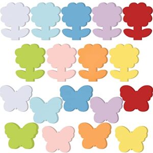 144 pieces flower cutouts assorted color paper flower butterfly cutouts classroom decorations wall bulletin board decorations summer theme school party supplies for kids diy craft projects