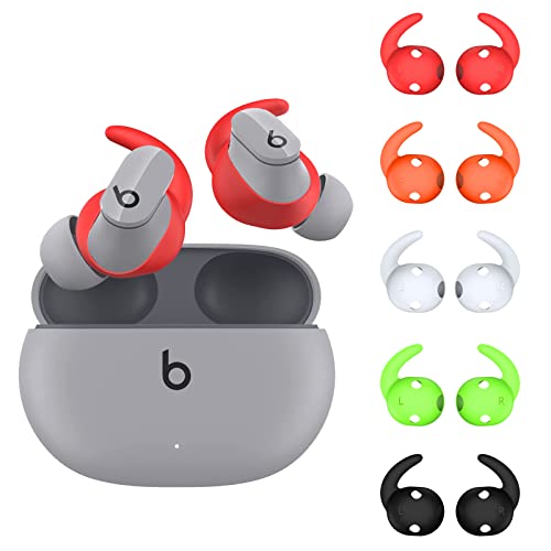 Ear Hooks for Beats Studio Buds, Ear Hook Compatiable with Beats Studio Bud 2021 Silicone Accessories Anti-Slip Ear Covers Holder [NOT Fit in Case]