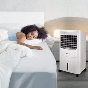 Honeywell 700 CFM Portable Indoor Evaporative Cooler, Humidifier, and Fan, Swamp Cooler for Rooms Up to 430 Sq. Ft.