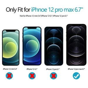 Suoman 3-Pack Diamond Camera Cover Circle Tempered Glass for iPhone 12 Pro Max Lens Protector, for iPhone 12 Pro Max 6.7 inch [Not Affect Night Shots] - Diamonds-Gold