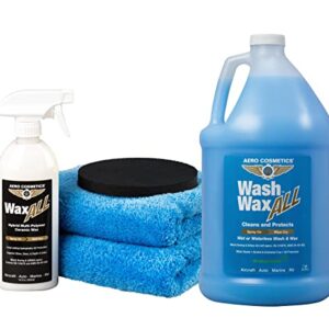 Waterless Wash Wax Gallon and Clay as You Wax Kit Infused SiO2 Spray Ceramic