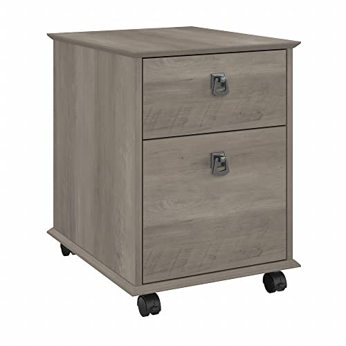 Bush Furniture Homestead Farmhouse Mobile File Cabinet, Driftwood Gray