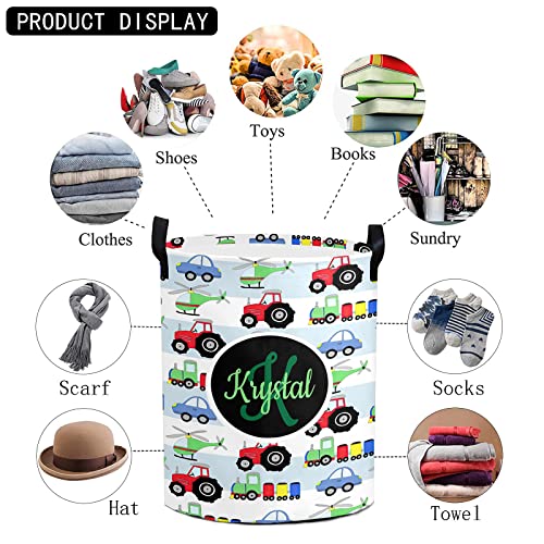 Floral Elephant Laundry Baskets With Name Text Bedroom Hamper Kitchen Organization Collapsible Storage Basket Clothes Hamper Organizer