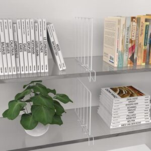 BTSD-home Shelf Dividers Steel Closet Dividers and Separator for Organization, Shelves and Storage in Cabinet and Kitchen (8 Pack)