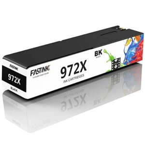 fastink compatible for hp 972x ink cartridge high yield works with hp pagewide pro 477dw 577dw 452dw 552dw 452dn 477dn 552dn 577z pagewide managed p55250dw p57750dw printer, 1 black