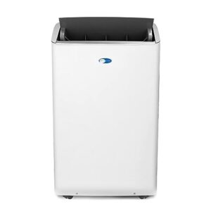 whynter arc-1230wnh 14,000 btu (12,000 btu sacc) nex inverter dual hose cooling portable air conditioner, heater, dehumidifier, and fan with smart wi-fi, up to 600 sq ft in white