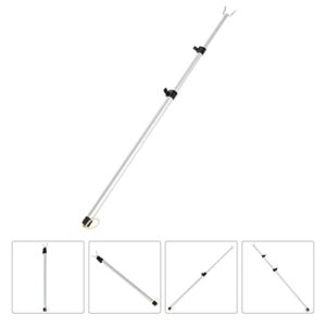 Zerodeko Long Reach Stick for Hanging Clothes, Telescoping Long Reach Closet Pole, Adjustable Long Reach Stick Clothes Poles Extending Closet Hook Pole