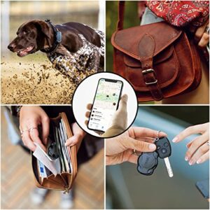 1PCS Airtag Dog Collar Holder for Apple AirTags Dog Collar Case Holder Waterproof,Pet Collar Case Anti-Lost Air Tag Case Holder with Cat Dog Collars Loop Backpack Accessories (1PCS-Black)