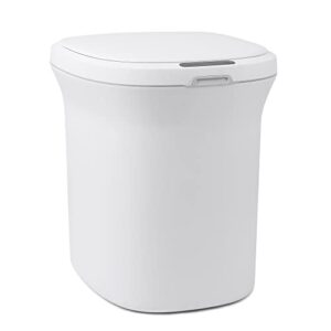 motion sensor trash cans with lids, automatic touchless kitchen trash cans 3 gallon (10 l) with lid for bathroom,living room,office,toilet,rv