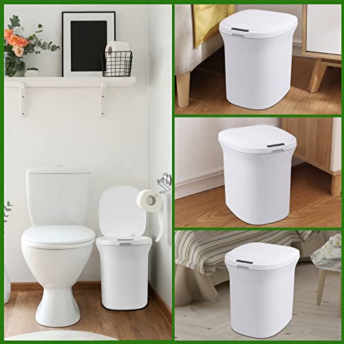 Motion Sensor Trash Cans with Lids, Automatic Touchless Kitchen Trash Cans 3 Gallon (10 L) with Lid for Bathroom,Living Room,Office,Toilet,RV