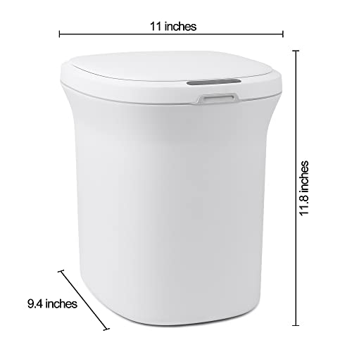 Motion Sensor Trash Cans with Lids, Automatic Touchless Kitchen Trash Cans 3 Gallon (10 L) with Lid for Bathroom,Living Room,Office,Toilet,RV