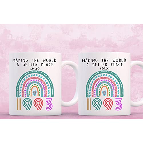 SIUNY 30th Birthday Gifts for Women and Men, 30th Bday Gift Idea for Mom Dad Husband Wife, Birthday Gifts For 30 Year Old Woman, Gifts For 30 Year Old Woman Man, Novelty 30 Year Old 11 oz Coffee Mug