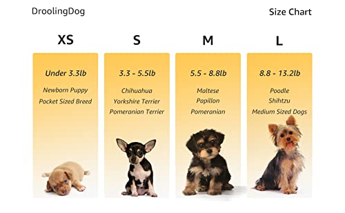 DroolingDog 6 Pieces Small Puppy T Shirt for Boy Dog Clothes Girl Puppy Shirts Breathable T-Shirt for Small Dogs Girls Boys Chihuahua Clothes Yorkie Tshirts