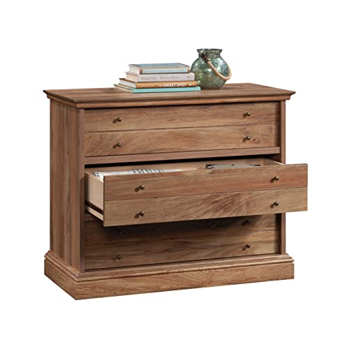 Sauder Barrister Lane 3-Drawer Chest, L: 36.46" x W: 16.69" x H: 29.37", Sindoori Mango