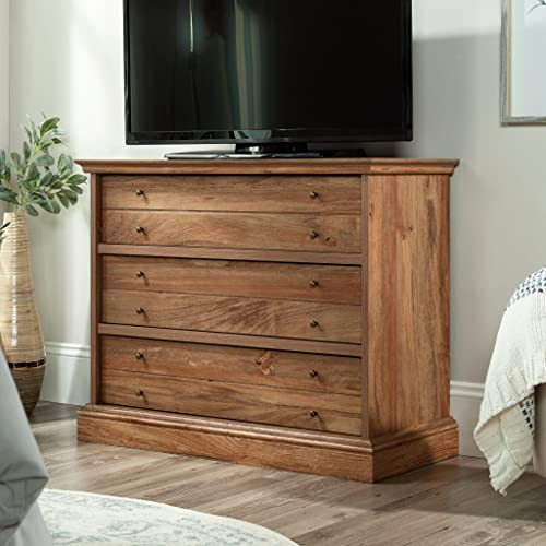 Sauder Barrister Lane 3-Drawer Chest, L: 36.46" x W: 16.69" x H: 29.37", Sindoori Mango