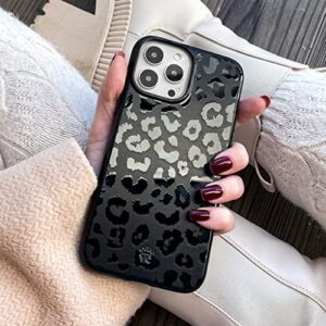 Velvet Caviar Designed for iPhone 13 Pro Case for Women [8ft Drop Tested] Compatible with MagSafe - Cute Magnetic Protective Phone Cover (Black Leopard)