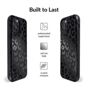 Velvet Caviar Designed for iPhone 12 Pro Max Case Black Leopard [8ft Drop Tested] Compatible with MagSafe - Cute Magnetic Protective Phone Case