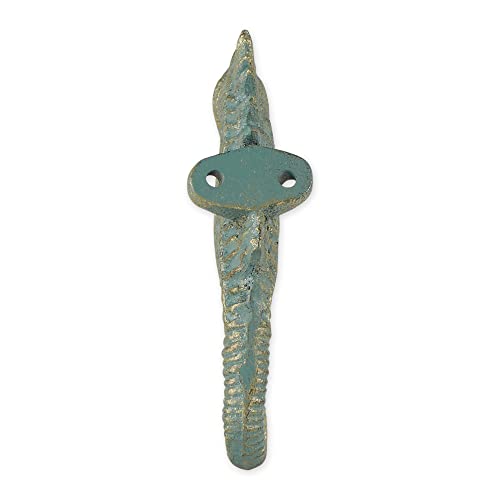 Accent Plus Aquamarine Seahorse Hook (Set of 2)