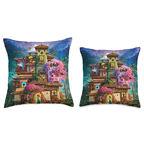 Disney Encanto Magical Casa Madrigal Throw Pillow, 18x18, Multicolor