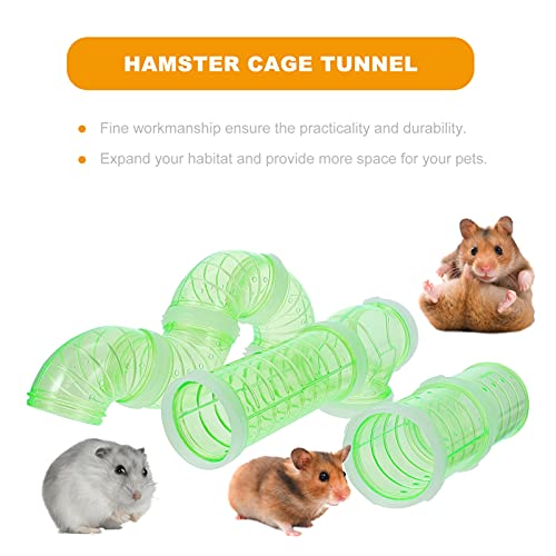 Hamster Tubes Set- DIY Assorted Connection Hamster Tunnel Tube Toy, Ferret cage Tunnel Excercise Toy for Hamsters Gerbils Mouse and Other Small Hamster cage Accessories (Sky Blue)