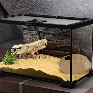 PINVNBY Snake Hide Cave Reptile Hide Cave Lizard Egg-Laying Shelters Reptiles Hideaway for Corn Snake, Green Snake, Rat Snake, Leopard Gecko,Spiders