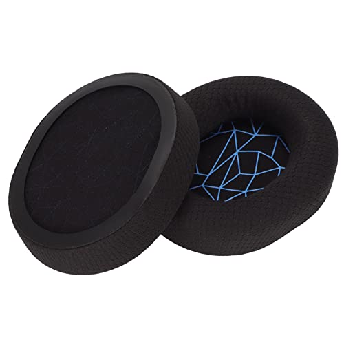 VBESTLIFE Headphone Ear Pad Replacement, High Elasticity Ear Cushion Pads for SteelSeries Arctis 3/5/7, for Arctis 9, for Arctis 1, for Arctis pro, for ATH M40X M50X M50XBT (Blue Silk)