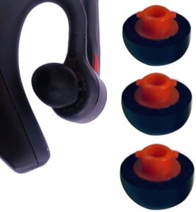 memory foam ear tips compatible with plantronics poly voyager 5200 and voyager legend, jnsa sml 3 piece memory foam eartips with in-ear tip adapter mount replacement for voyager 5200 & voyager legend