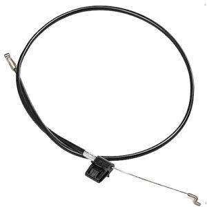 ttmagic universal recliner release cable replacement part, sofa couch recliner pull cable 37inch, 5mm cable barrel end s-shaped hook exposed cable (4.75 in length)