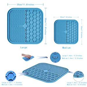 Kabetig Silicone X Large Dog Lick Mat for Dogs with Suction Cups - Dog Licking Mat/Pad for Anxiety and Boredom Relief - Alternative to Slow Feeder Dog Bowl - Use for Food/Treats/Yogurt/Peanut Butter