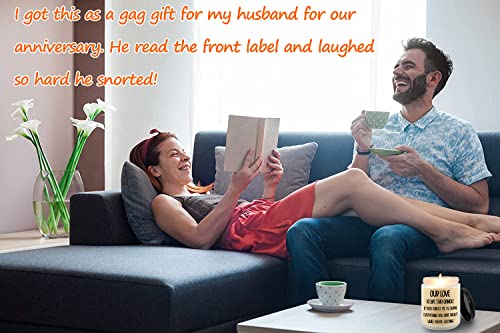 AharHora Funny Gift Candle for Women Men, Scented Candles Gifts for Women Her Him, Unique Gifts for Couples, Husband, Wife, Fiance, Lover, Girlfriend, Boyfriend, Valentines Day Gifts