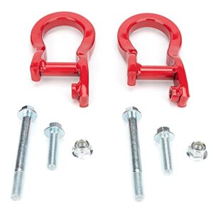 geataat red front tow hooks compatible with 2019-2021 chevrolet silverado 1500 replace# 84280202