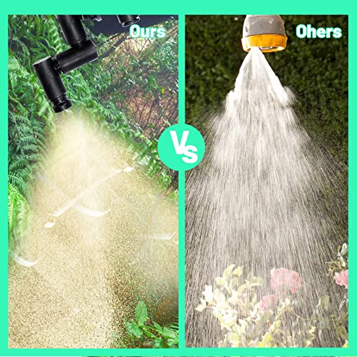 Reptile Mister Automatic Misting System, Reptile Humidifiers with Smart Timing Controller, Terrariums Humidifier with 360°Adjustable Misting Nozzles, Rainforest Ecosystem Sprayer