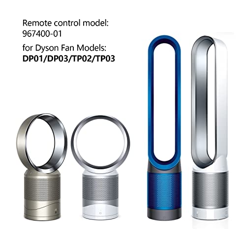 Replacement Remote Control 967400-01 for Dyson Pure Cool Link DP01 DP03 TP02 TP03 Purifying Fan Model with Magnetic and Built-in Battery