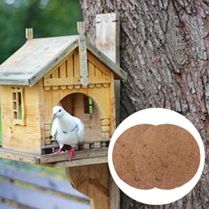 TEHAUX Pigeon Nesting Pads Natural Fiber Parrots Breeding Nests Bird Eggs Mat Provides Warm Hut Material Bedding for Birds, Pigeons, Chicken (10 PCS)