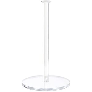 bigfety acrylic paper towel holder, paper towel stand for countertop, clear