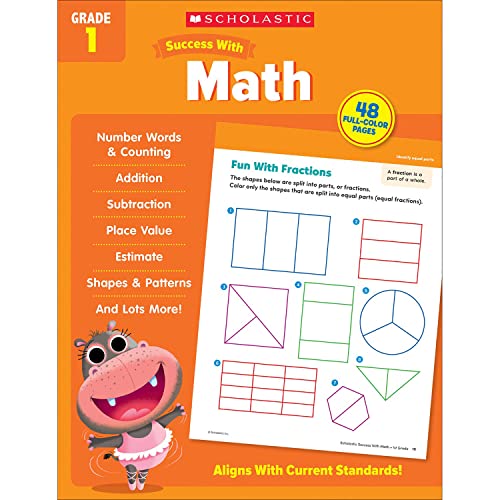 Scholastic Teacher Resources Scholastic First Grade Success Workbooks, 4 Book Set