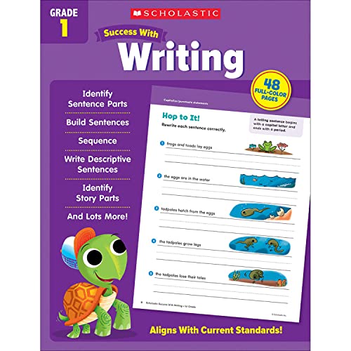 Scholastic Teacher Resources Scholastic First Grade Success Workbooks, 4 Book Set