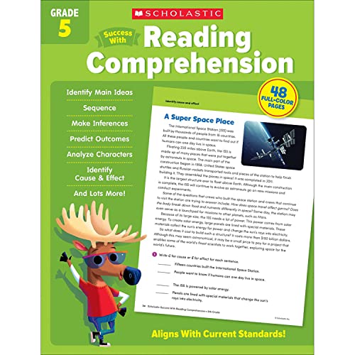 Scholastic Teacher Resources Scholastic Fifth Grade Success Workbooks, 4 Book Set