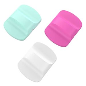 youcox magnetic slider block replacement, compatible with yeti magnetic lid 10oz, 14oz, 16oz, 20oz, 26oz, 30oz (mint green + white + purple)