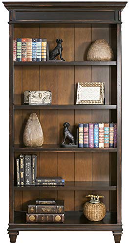 Martin Furniture Hartford Open Wood Bookcase, Storage Cabinet, Office Shelves, Brown (IMHF4078)